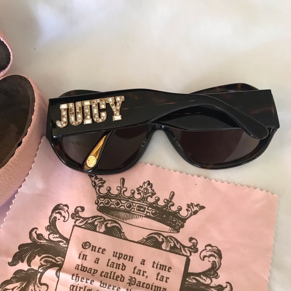 Authentic juicy couture sunglasses with hard case - Picture 4 of 4